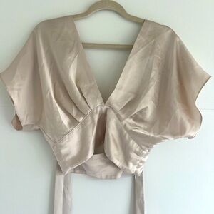 Silk Zara crop top